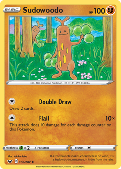 Sudowoodo #100/202 Uncommon / Sword & Shield
