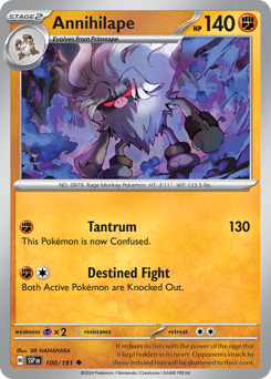 Annihilape #100/191 Uncommon / Surging Sparks