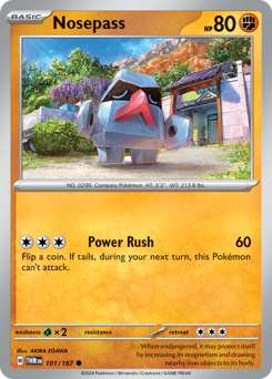 Nosepass #101/167 Common / Twilight Masquerade
