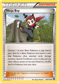 Ninja Boy #103/114 Uncommon (Reverse Holofoil) / Steam Siege