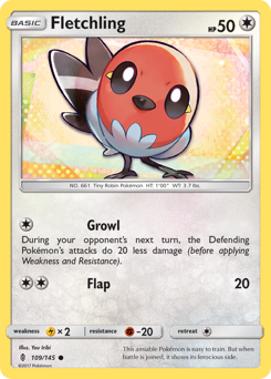 Fletchling #109/145 Common / Guardians Rising