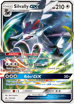 Silvally-GX #116/156 Ultra Rare (Holofoil) / Ultra Prism