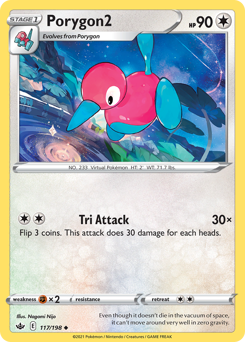 Porygon2 #117/198 Uncommon / Chilling Reign