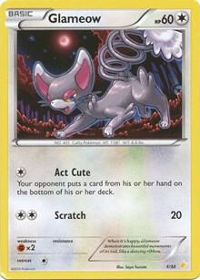 Glameow #27/30 Common / XY Trainer Kit : Pikachu Libre & Suicune