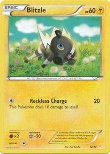 Blitzle #26/30 Common / XY Trainer Kit : Pikachu Libre & Suicune