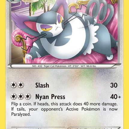 Purugly #24/30 Common / XY Trainer Kit : Pikachu Libre & Suicune