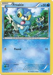 Froakie #11/30 Common / XY Trainer Kit : Pikachu Libre & Suicune
