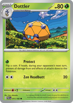 Dottler #011/182 Common (Reverse Holofoil) / Paradox Rift