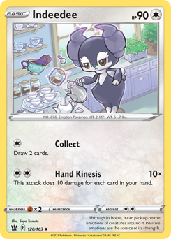 Indeedee #120/163 Uncommon (Reverse Holofoil) / Battle Styles