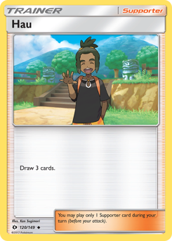 Hau #120/149 Promo (#41 Charizard Stamped) / Sun & Moon