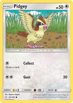 Pidgey #121/181 Common / Team Up