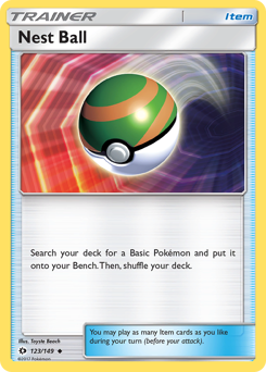 Nest Ball #123/149 Uncommon / Sun & Moon