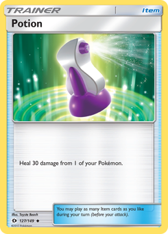 Potion #127/149 Promo (#14 Charizard Stamped) / Sun & Moon