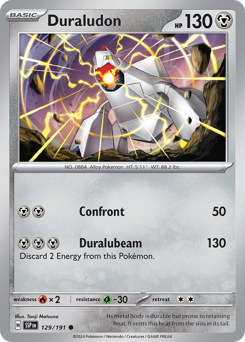 Duraludon #129/191 Common / Surging Sparks