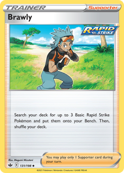 Brawly #131/198 Uncommon (Reverse Holofoil) / Chilling Reign