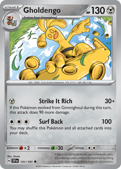Gholdengo #131/191 Uncommon / Surging Sparks