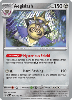 Aegislash #134/182 Rare (Holofoil) / Paradox Rift