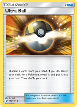 Ultra Ball #135/149 Uncommon / Sun & Moon