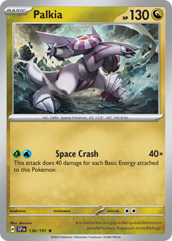 Palkia #136/191 Rare (Holofoil) / Surging Sparks