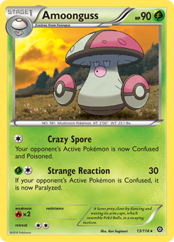 Amoonguss #013/114 Rare (Normal) / Steam Siege