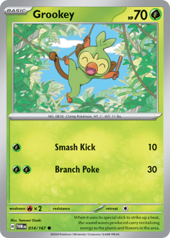 Grookey #014/167 Common (Reverse Holofoil) / Twilight Masquerade