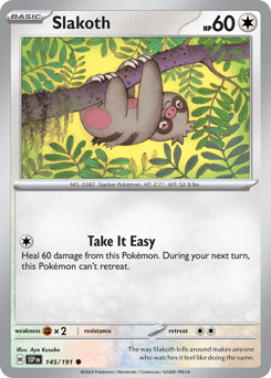 Slakoth #145/191 Common / Surging Sparks