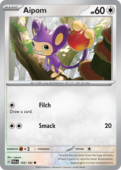 Aipom #145/182 Common / Paradox Rift