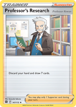 Professor's Research #147/172 Holo Rare (Holofoil) / Brilliant Stars