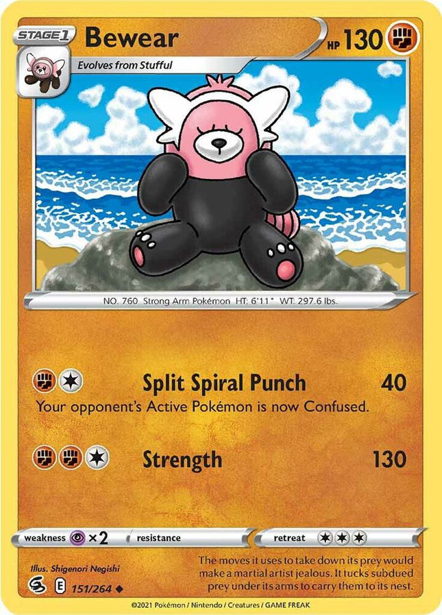 Bewear #151/264 Uncommon (Reverse Holofoil) / Fusion Strike
