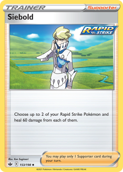 Siebold #153/198 Uncommon / Chilling Reign