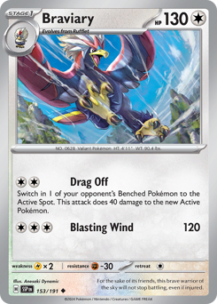 Braviary #153/191 Uncommon / Surging Sparks