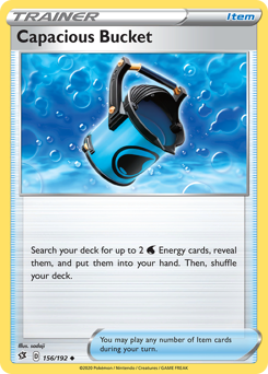 Capacious Bucket #156/192 Uncommon / Rebel Clash
