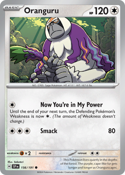 Oranguru #156/191 Common / Surging Sparks
