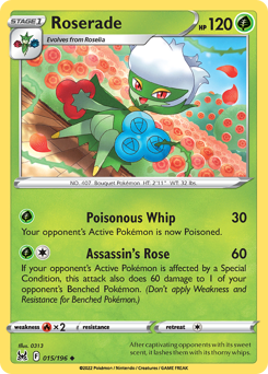 Roserade #015/196 Uncommon / Lost Origin