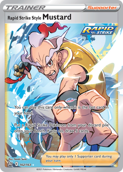 Rapid Strike Style Mustard #162/163 Ultra Rare (Holofoil) / Battle Styles