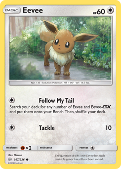 Eevee #167/236 Common / Cosmic Eclipse