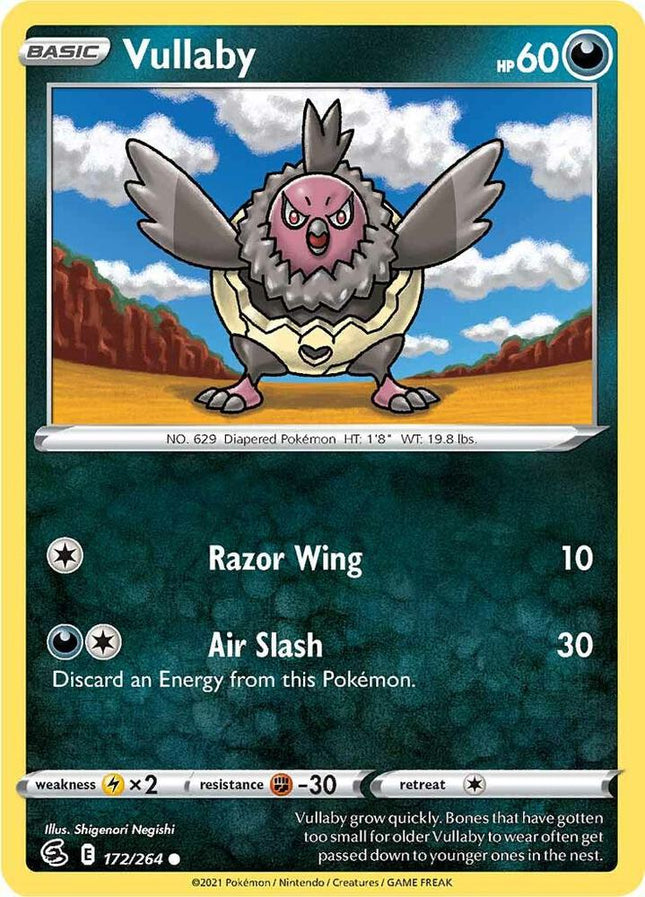 Vullaby #172/264 Common (Reverse Holofoil) / Fusion Strike