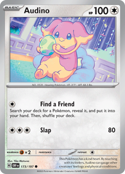 Audino #173/197 Common / Obsidian Flames