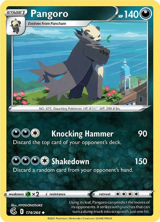 Pangoro #174/264 Uncommon (Reverse Holofoil) / Fusion Strike