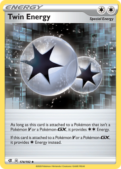 Twin Energy #174/192 Uncommon / Rebel Clash
