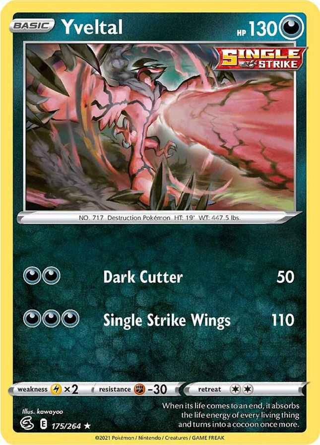 Yveltal #175/264 Rare (Normal) / Fusion Strike