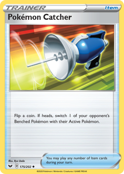 Pokémon Catcher #175/202 Uncommon / Sword & Shield