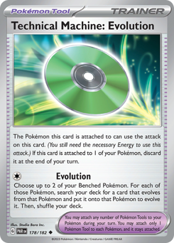 Technical Machine : Evolution #178/182 Uncommon (Reverse Holofoil) / Paradox Rift