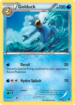 Golduck #017/122 Rare (Normal) / Breakpoint