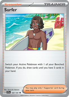 Surfer #187/191 Uncommon / Surging Sparks