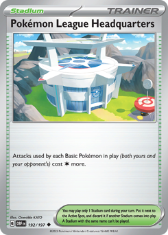 Pokémon League Headquarters #192/197 Uncommon / Obsidian Flames