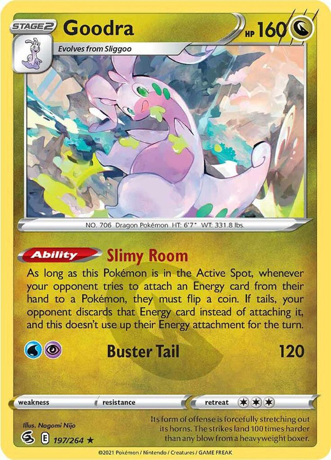Goodra #197/264 Rare (Reverse Holofoil) / Fusion Strike