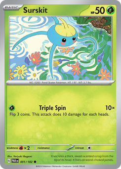 Surskit #001/182 Common / Paradox Rift