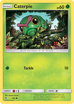 Caterpie #01/68 Common / Hidden Fates