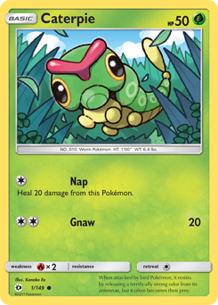 Caterpie #001/149 Common / Sun & Moon